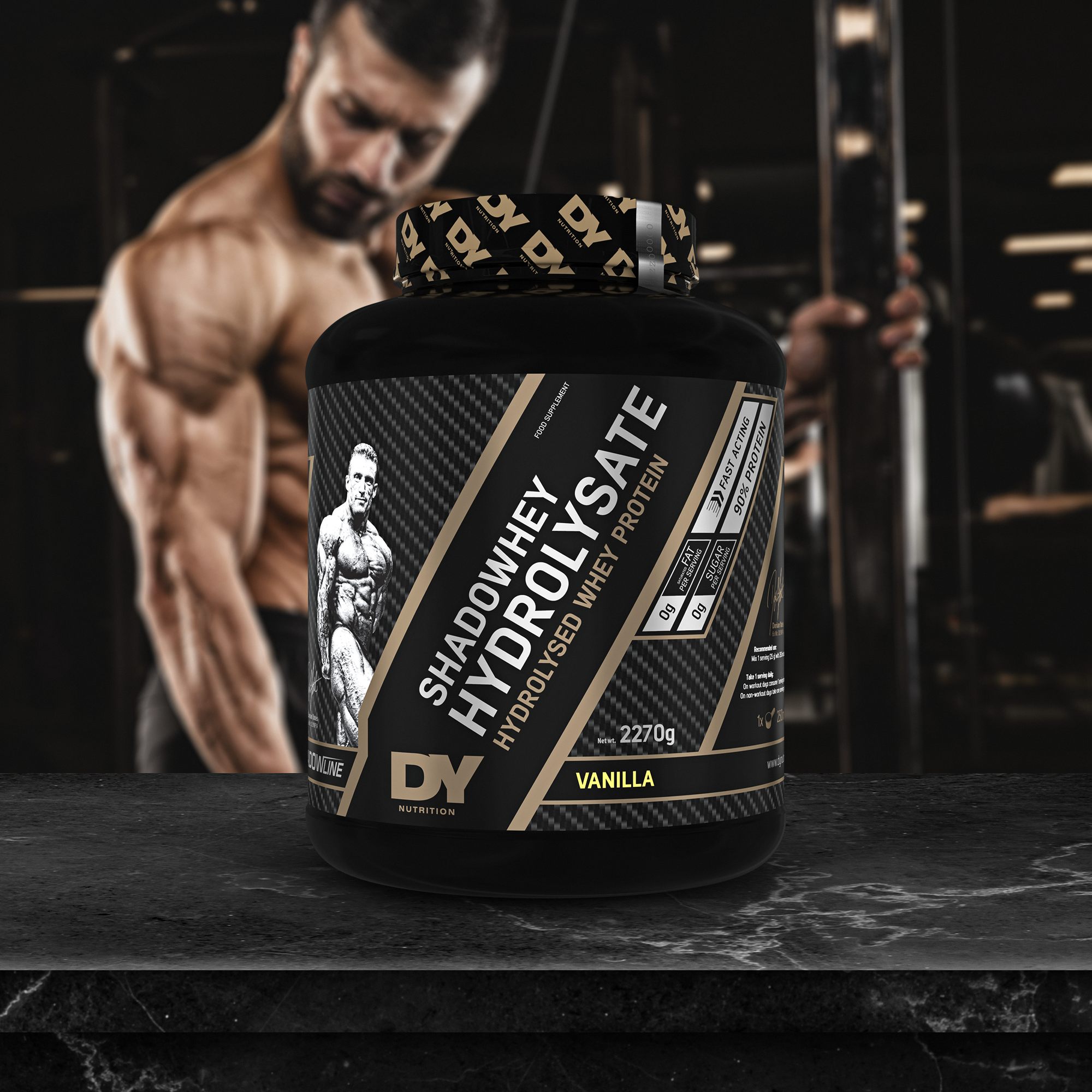 Shadowhey Hydrolyzed whey hydrolysée 2.27kg chocolat