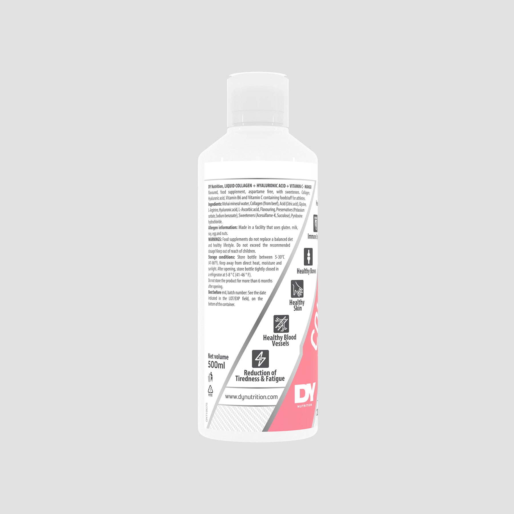 DY Nutrition Collagen collagène liquide mangue 20 doses