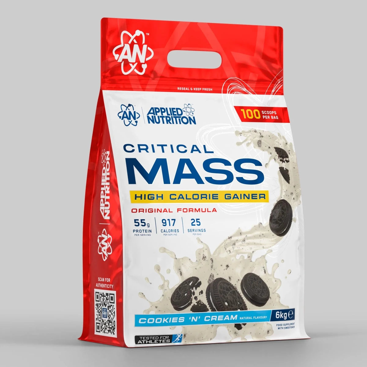 Applied Nutrition Critical Mass Original 6kg gainer chocolat 900 kcal