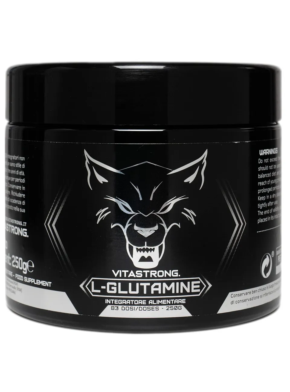 Vitastrong Acides aminés L-Glutamine poudre 250 g Kyowa