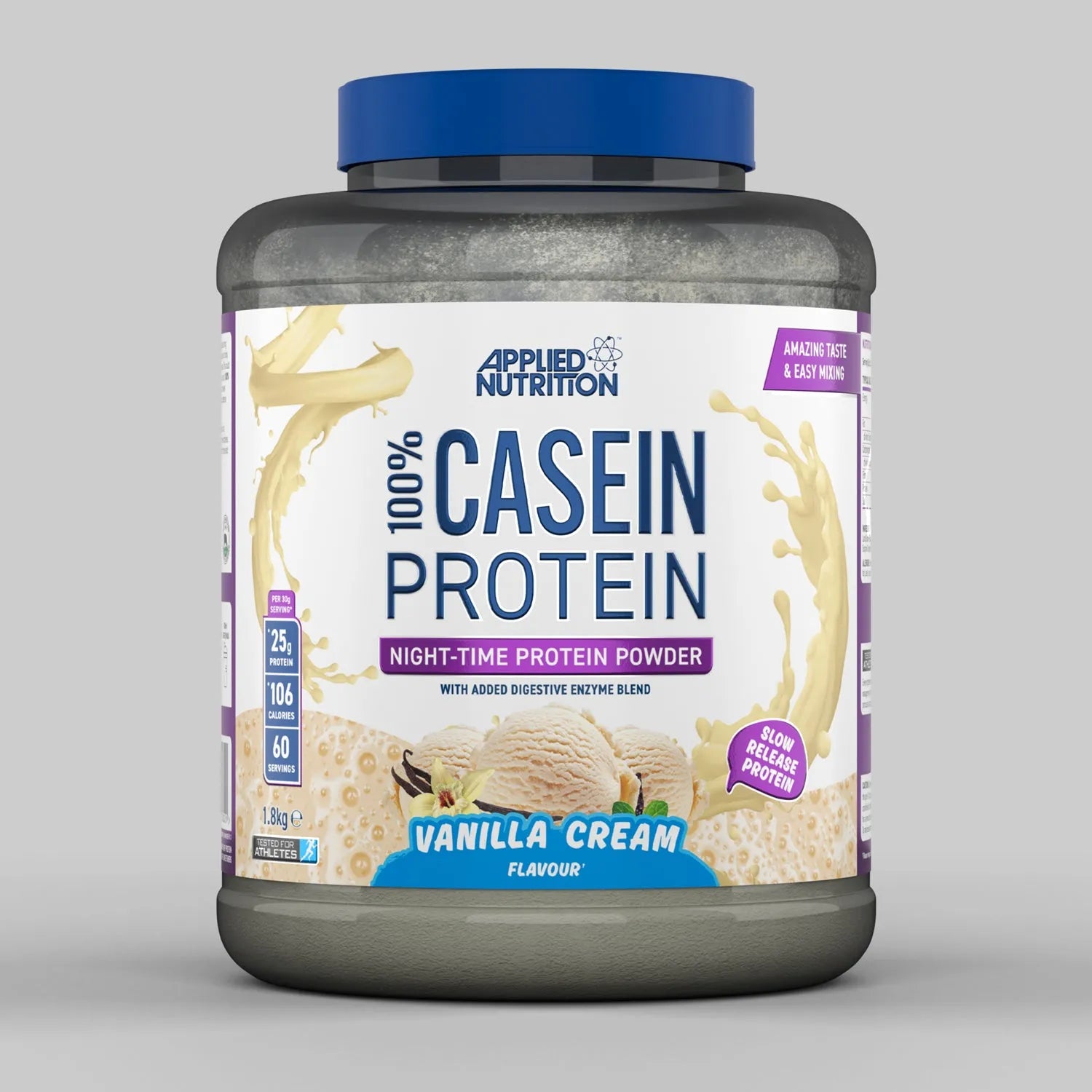 Applied Nutrition 100% Casein poudre chocolat 900g nuit