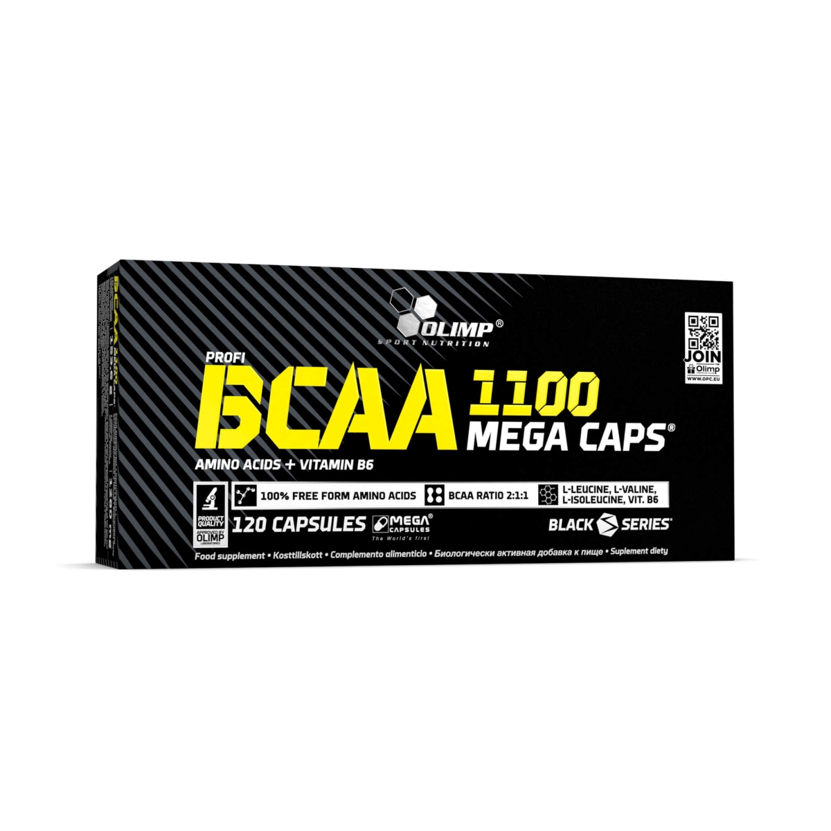 Olimp BCAA 1100 Mega Caps 120 gélules BCAA récupération