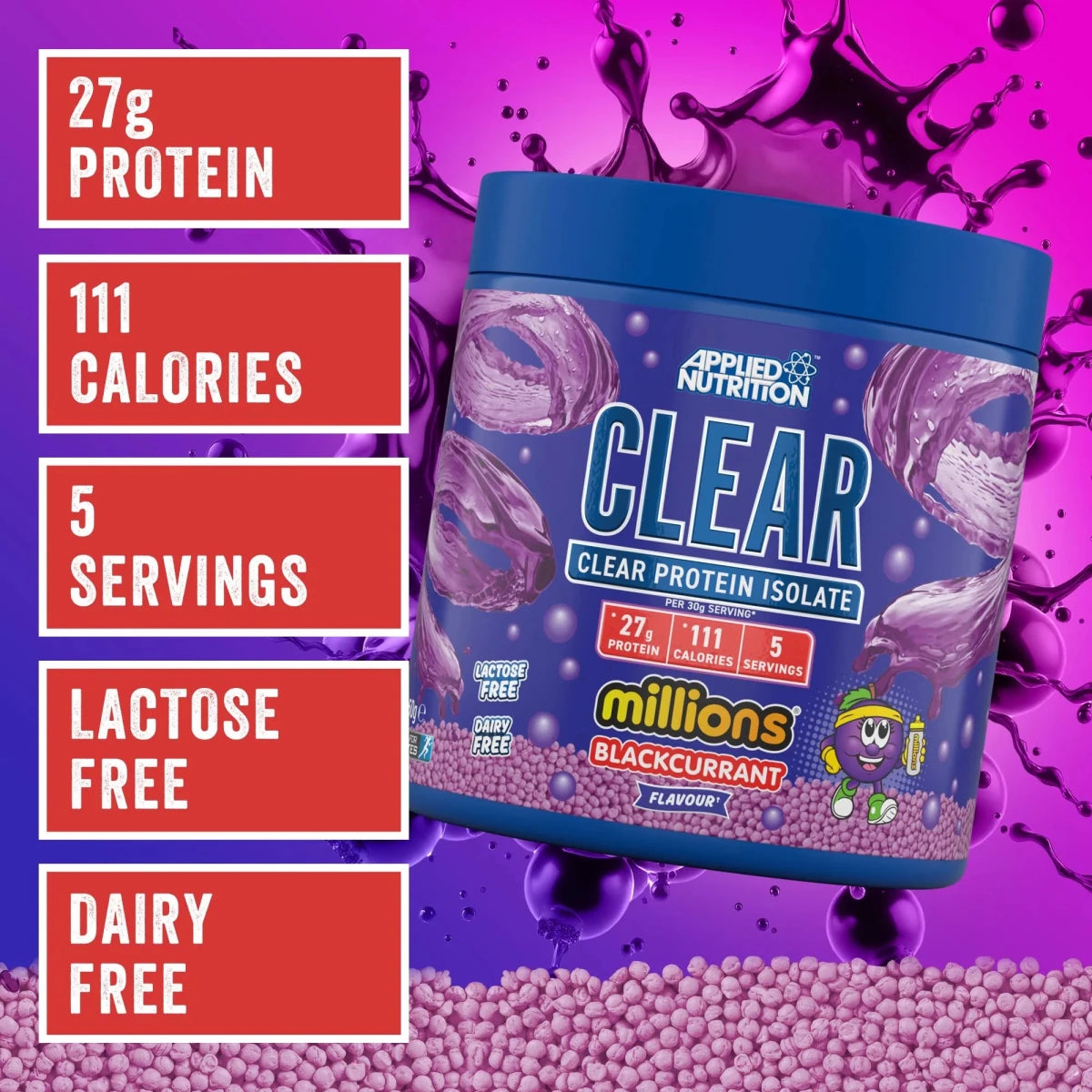 Applied Nutrition Clear Protein Isolate poudre cola 450g 27g