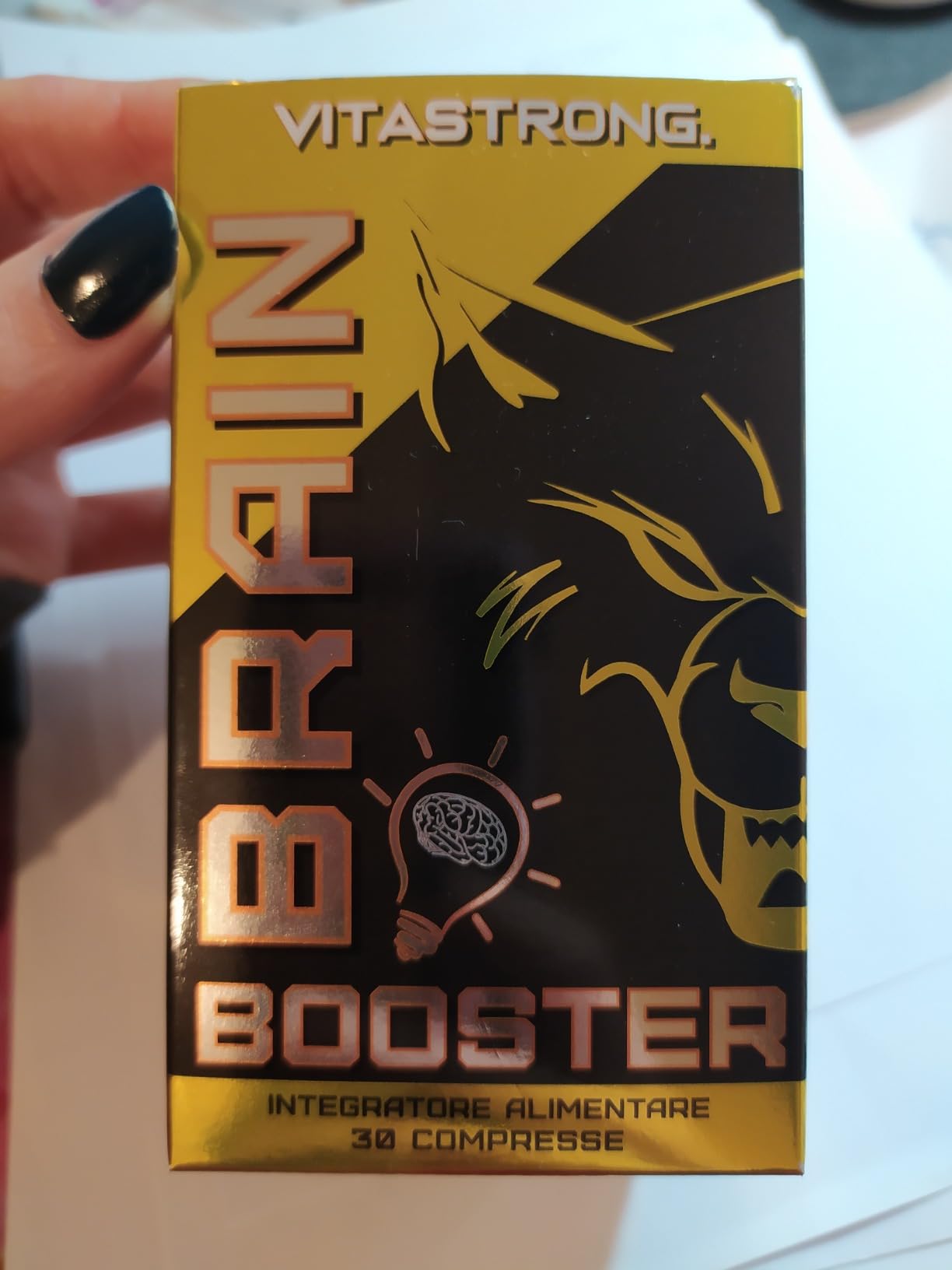 Vitastrong Mémoire Brainbooster nootropique 30 comprimés caféine