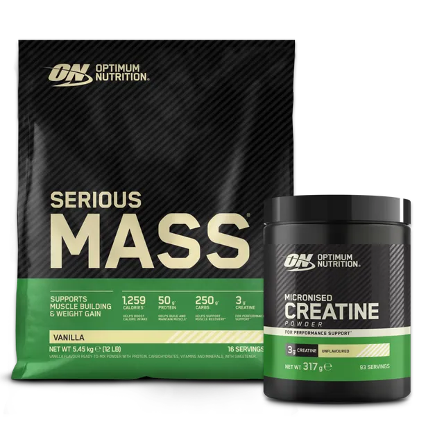 Optimum Nutrition Serious Mass Gainer pack prise de masse