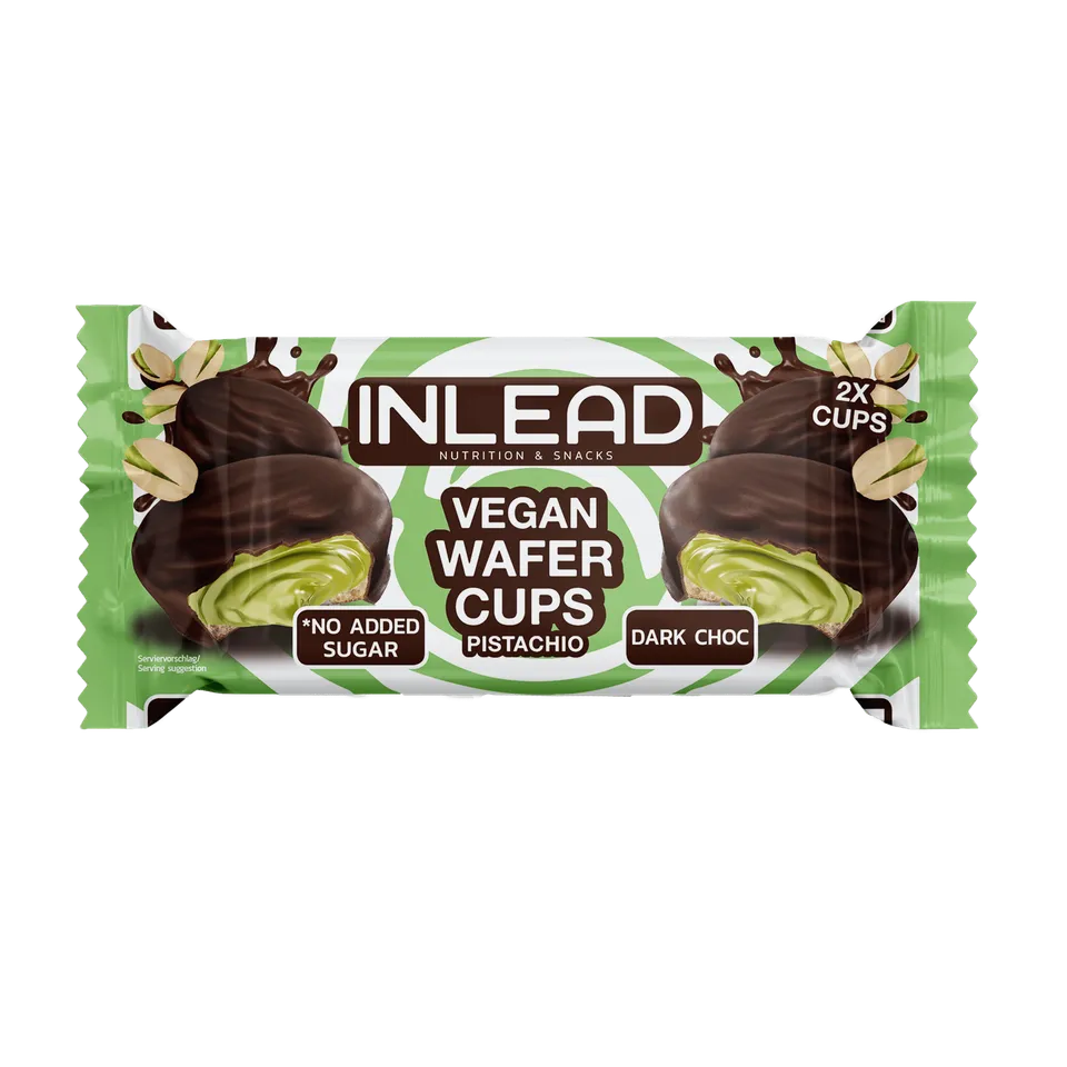 Inlead Wafer Cups gaufrettes chocolat 50 g sans sucre ajouté