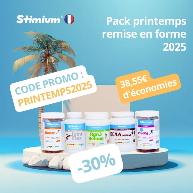 Stimium Les Packs Printemps 2025 pack énergie récupération
