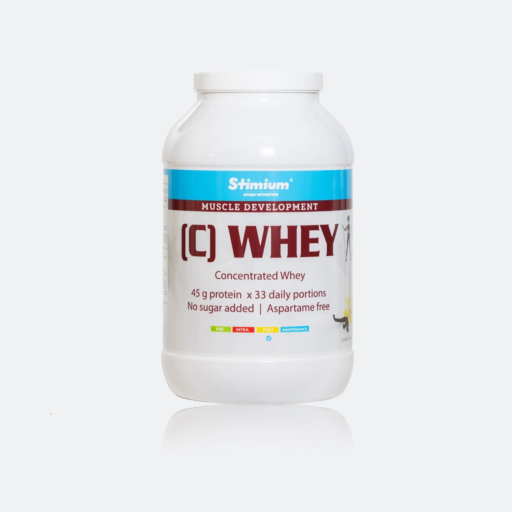 Stimium C Whey protéine 2 kg vanille construction