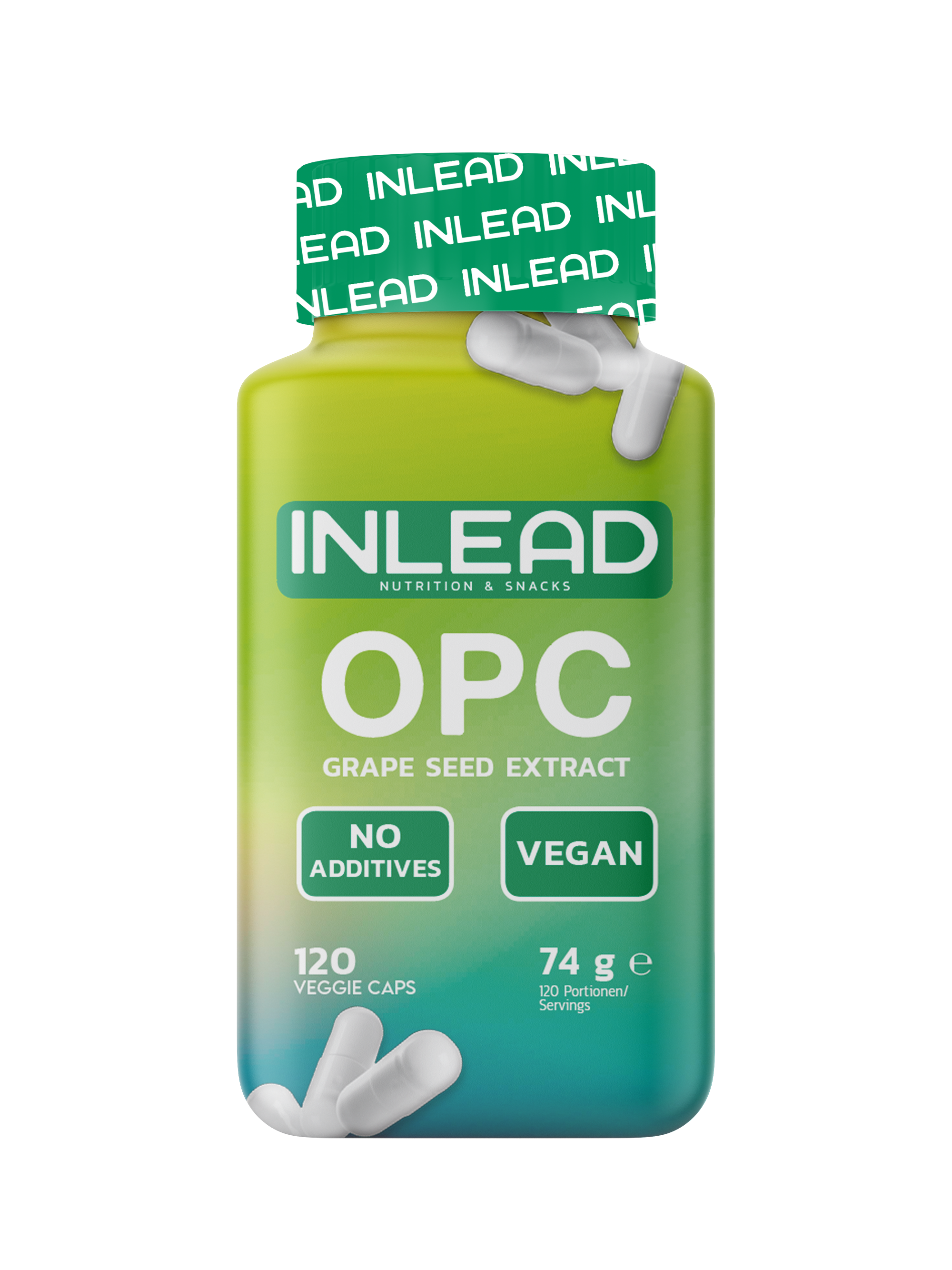 Inlead OPC Extrait Pépins Raisin gélules 120 caps 350 mg
