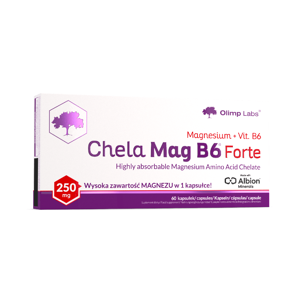 Olimp Chela-Mag B6 Forte Mega Caps magnésium 60 gélules