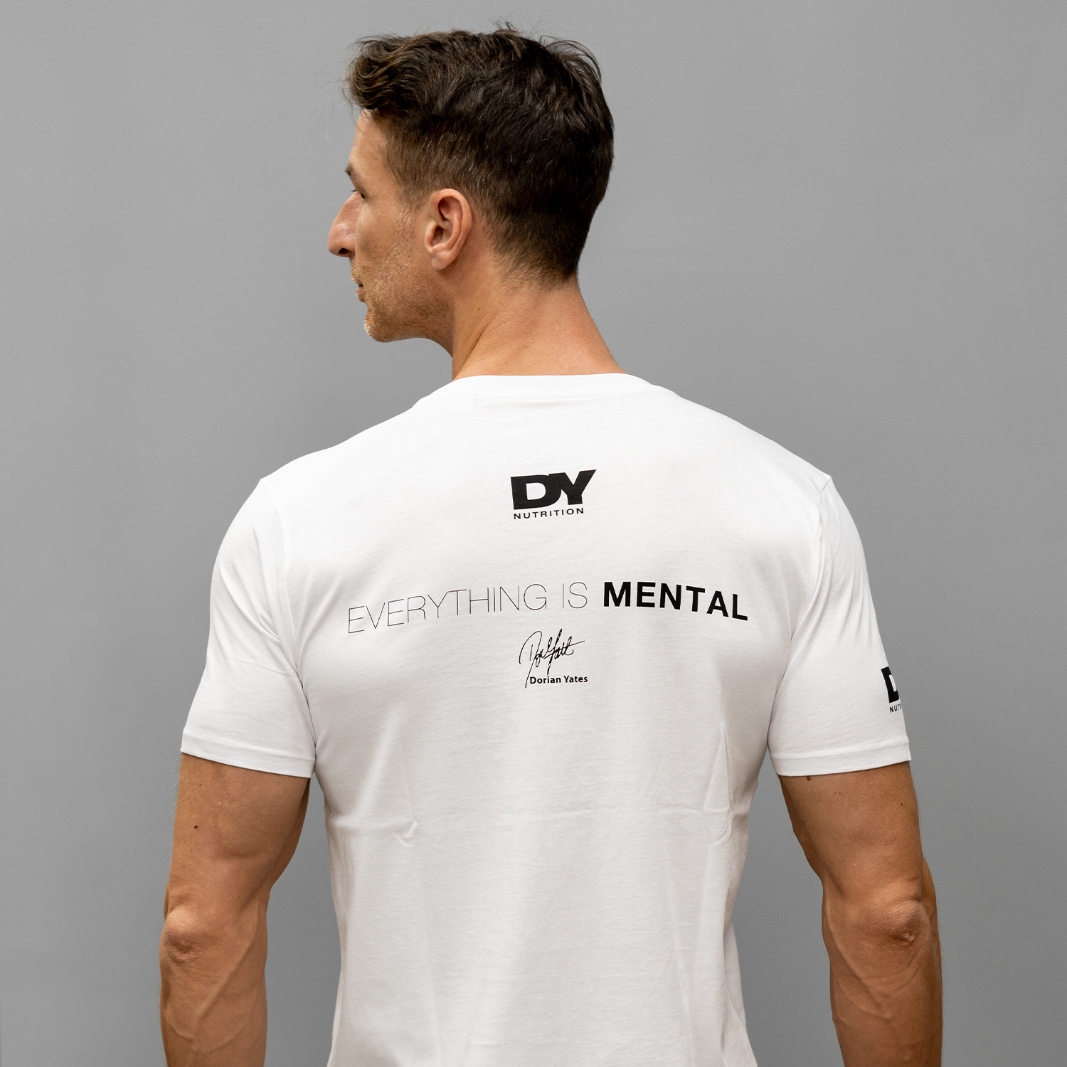 DY Nutrition Everything is Mental t-shirt coton bio noir