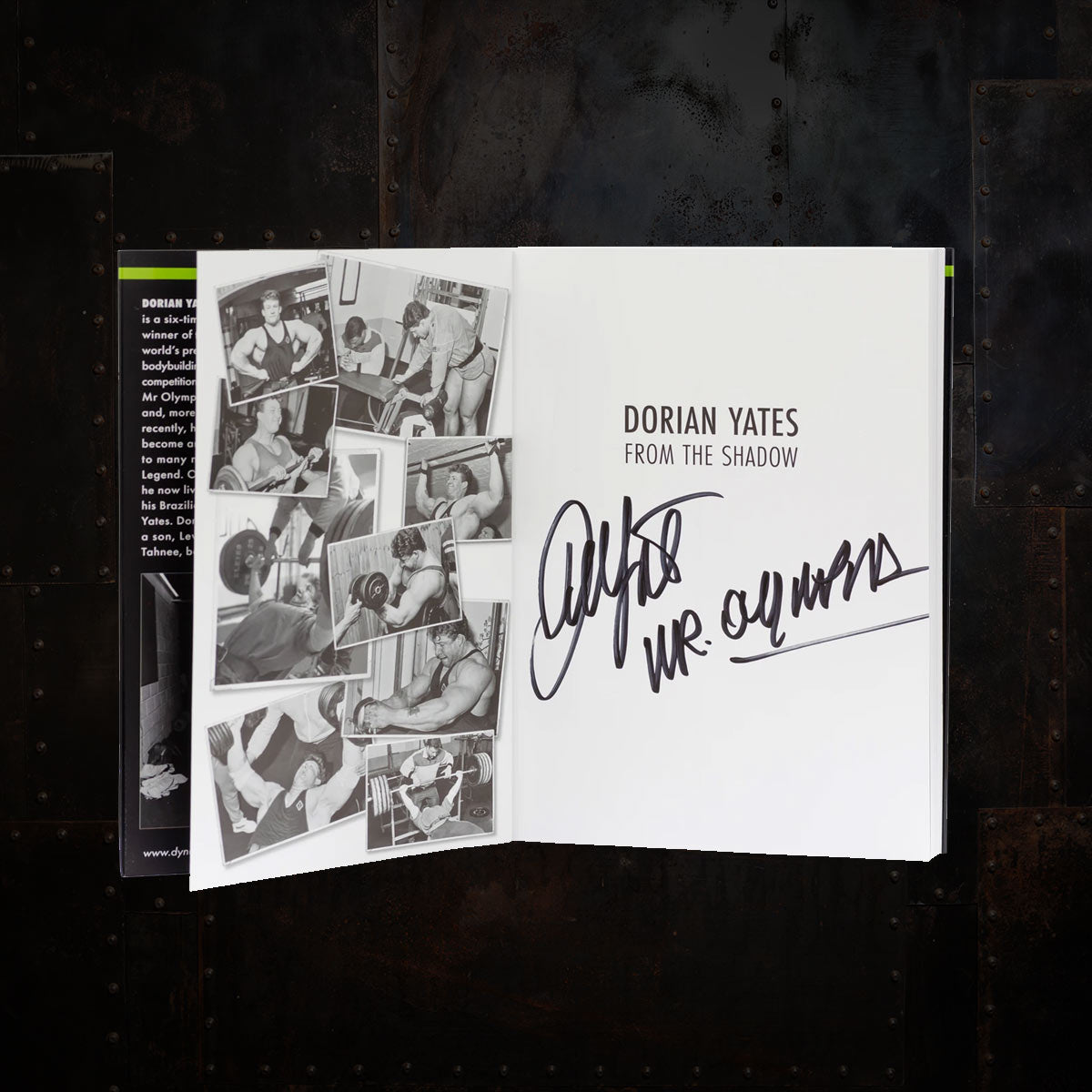 DY Nutrition From The Shadow livre signé Dorian Yates